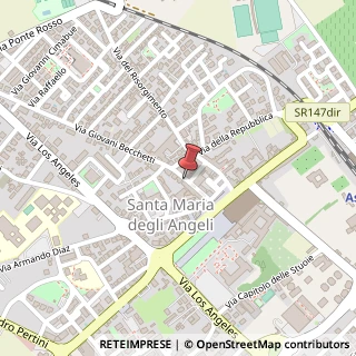 Mappa Via Giovanni Becchetti, 23A, 06081 Assisi, Perugia (Umbria)