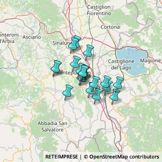 Mappa Via Trasimeno, 53042 Chianciano Terme SI, Italia (8.353)