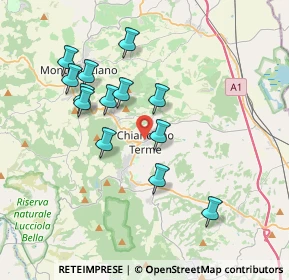 Mappa Via Trasimeno, 53042 Chianciano Terme SI, Italia (3.59)