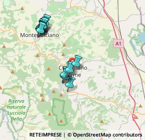 Mappa Via Trasimeno, 53042 Chianciano Terme SI, Italia (3.67375)