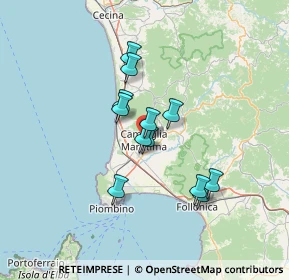 Mappa Via Roma GiÀ E Curiel, 57021 Campiglia Marittima LI, Italia (10.835)