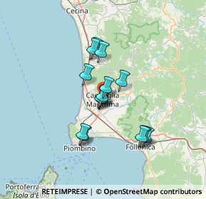 Mappa Via Roma GiÀ E Curiel, 57021 Campiglia Marittima LI, Italia (10.29867)