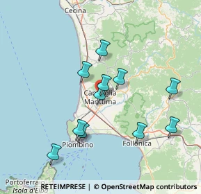 Mappa Via di Ribellino, 57021 Campiglia Marittima LI, Italia (14.09273)