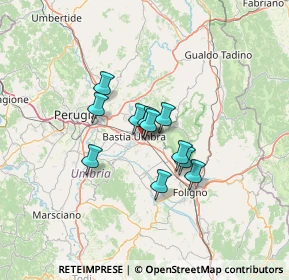 Mappa Via Becchetti, 06081 Santa Maria degli Angeli PG, Italia (8.90273)