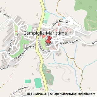 Mappa Via delle Scuole, 17, 57021 Campiglia Marittima, Livorno (Toscana)