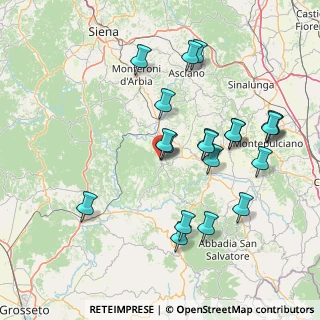 Mappa Via Spagni, 53024 Montalcino SI, Italia (16.595)