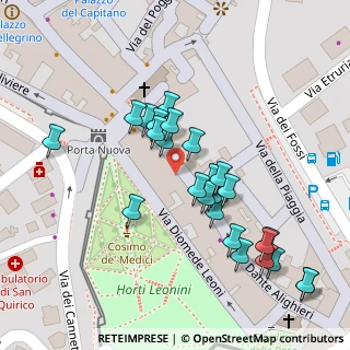Mappa Piazza della Libertà, 53027 San Quirico d'Orcia SI, Italia (0.04231)