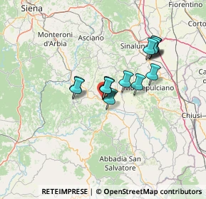 Mappa Via Dante Alighieri, 53027 San Quirico d'Orcia SI, Italia (10.67857)