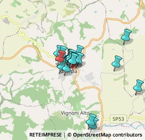 Mappa Via Giacomo Matteotti, 53027 San Quirico d'Orcia SI, Italia (1.183)