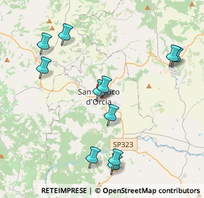 Mappa Via Giacomo Matteotti, 53027 San Quirico d'Orcia SI, Italia (4.42)