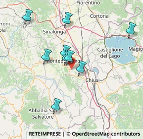 Mappa Via A. Casini, 53042 Chianciano Terme SI, Italia (22.0875)