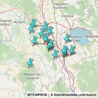 Mappa Viale 1, 53042 Chianciano Terme SI, Italia (10.83053)