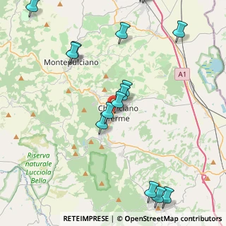 Mappa Viale 1, 53042 Chianciano Terme SI, Italia (5.37133)