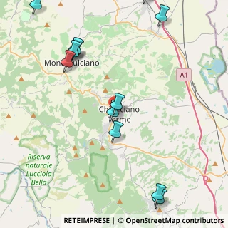 Mappa Viale 1, 53042 Chianciano Terme SI, Italia (5.86385)
