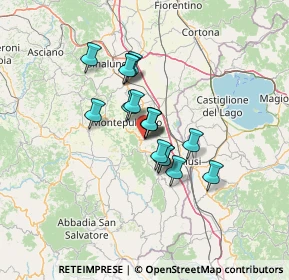 Mappa Via della Pace, 53042 Chianciano Terme SI, Italia (9.23063)