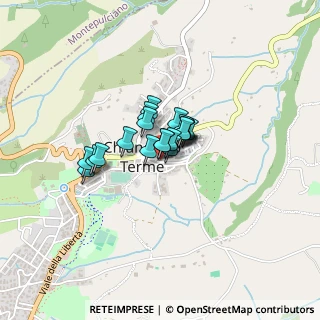 Mappa Via della Pace, 53042 Chianciano Terme SI, Italia (0.219)