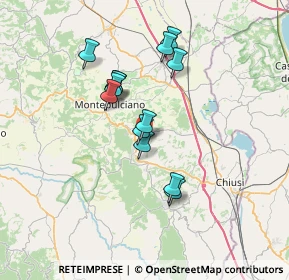 Mappa Via della Pace, 53042 Chianciano Terme SI, Italia (5.98462)
