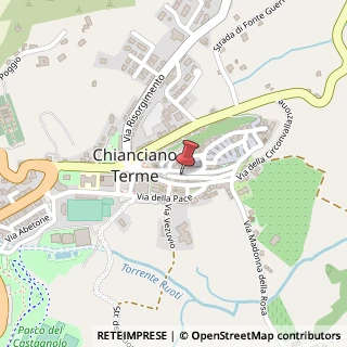 Mappa Via A. Casini, 22, 53042 Chianciano Terme, Siena (Toscana)