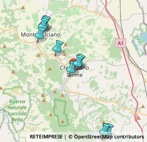 Mappa Viale Dante Alighieri, 53042 Chianciano Terme SI, Italia (4.56727)