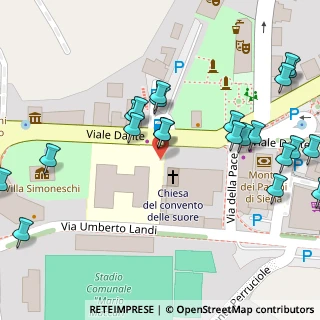 Mappa Viale Dante Alighieri, 53042 Chianciano Terme SI, Italia (0.0932)