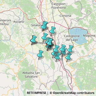 Mappa Viale Dante Alighieri, 53042 Chianciano Terme SI, Italia (8.3445)