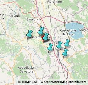 Mappa Viale Dante Alighieri, 53042 Chianciano Terme SI, Italia (8.05667)