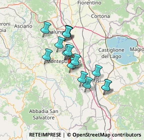 Mappa Viale Dante Alighieri, 53042 Chianciano Terme SI, Italia (10.48438)