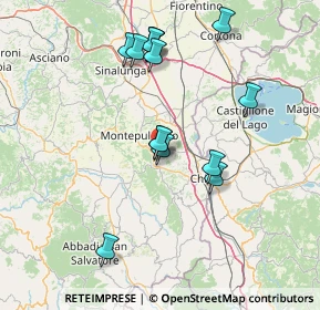 Mappa Via Circonvallazione, 53042 Chianciano Terme SI, Italia (15.01786)