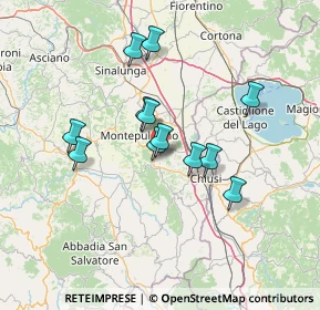 Mappa Via Circonvallazione, 53042 Chianciano Terme SI, Italia (11.9525)