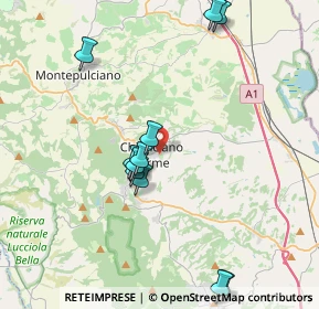 Mappa Via Circonvallazione, 53042 Chianciano Terme SI, Italia (4.23636)