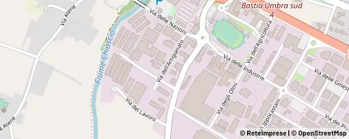 Mappa Bastia Umbra