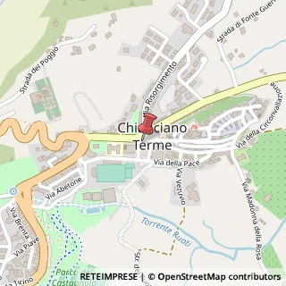 Mappa Via Dante Alighieri, 21, 53042 Chianciano Terme, Siena (Toscana)