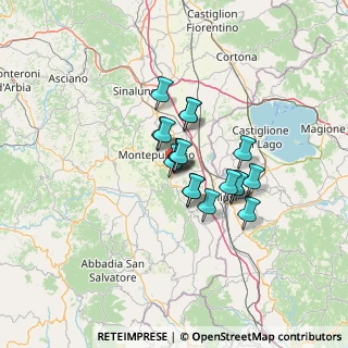 Mappa Piazza Antonio Gramsci, 53042 Chianciano Terme SI, Italia (8.75333)
