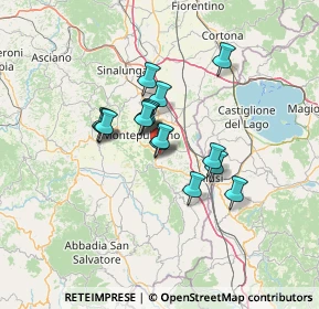 Mappa Piazza Antonio Gramsci, 53042 Chianciano Terme SI, Italia (9.62)