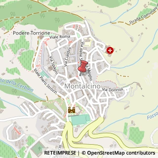 Mappa Costa del Municipio, 2, 53024 Montalcino, Siena (Toscana)