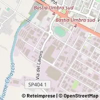 Karte Bastia Umbra