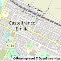 Peta Castelfranco Emilia