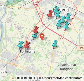 Mappa Via Tonini, 41043 Formigine MO, Italia (3.92)