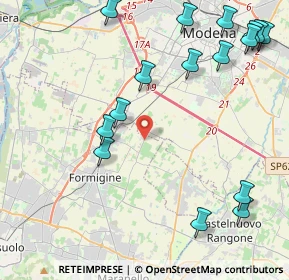 Mappa Via Tonini, 41043 Formigine MO, Italia (5.4925)