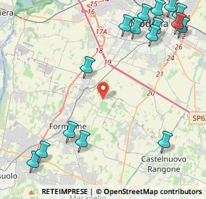 Mappa Via Tonini, 41043 Formigine MO, Italia (6.07625)