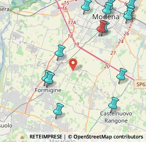 Mappa Via Tonini, 41043 Formigine MO, Italia (5.63857)