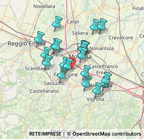 Mappa Via Tonini, 41043 Formigine MO, Italia (11.3705)