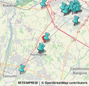 Mappa Via Giosuè Carducci, 41043 Formigine MO, Italia (5.75)