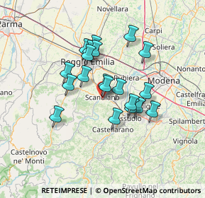 Mappa Viale Europa, 42019 Scandiano RE, Italia (10.9705)