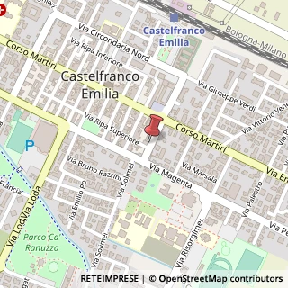 Mappa Via Circondaria Sud, 30, 41013 Castelfranco Emilia, Modena (Emilia Romagna)