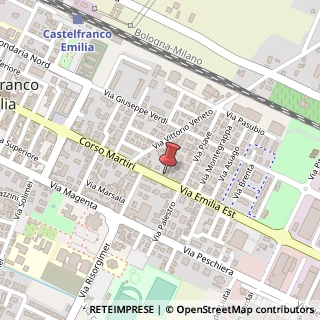 Mappa Via Emilia Est, 7, 41013 Castelfranco Emilia, Modena (Emilia Romagna)