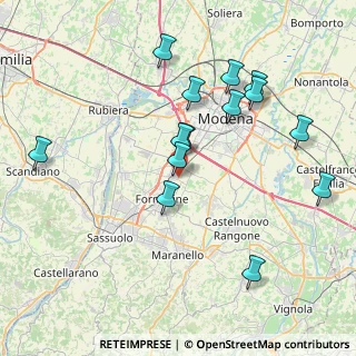 Mappa Via Milano, 41043 Formigine MO, Italia (8.16714)