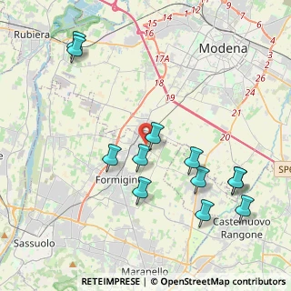 Mappa Via Milano, 41043 Formigine MO, Italia (4.55167)