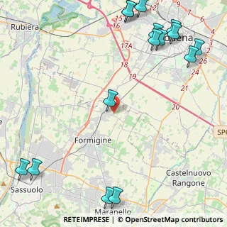 Mappa Via Milano, 41043 Formigine MO, Italia (6.61067)