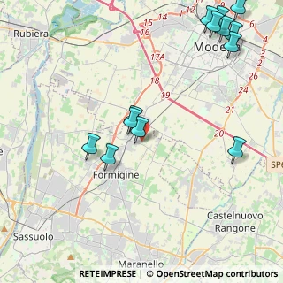Mappa Via Milano, 41043 Formigine MO, Italia (5.38)